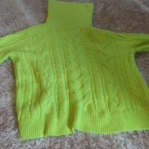 Cable knit sweater